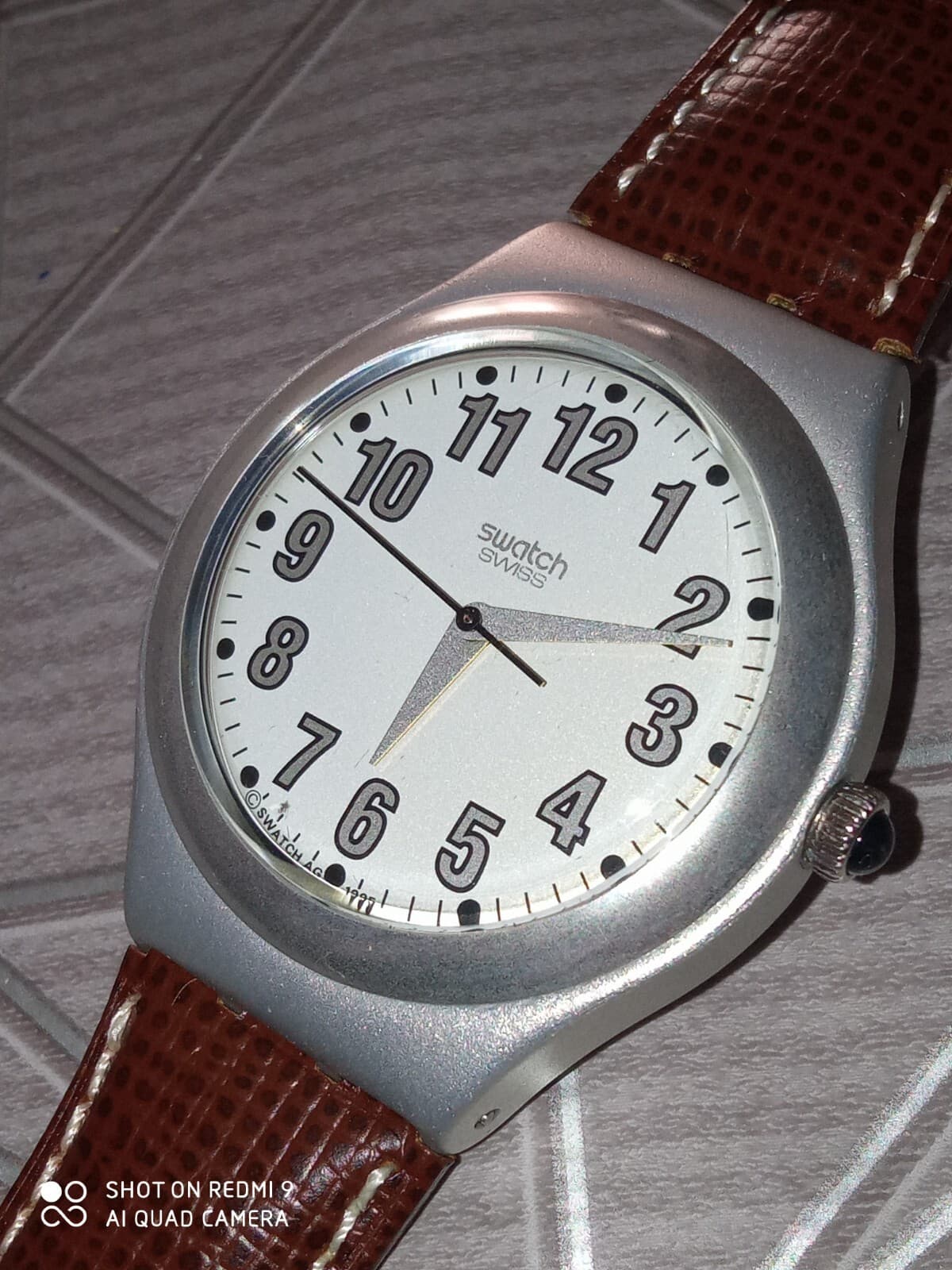 1996 IRONY NIGHTFLIGHT YGS1000 BROWN WATCH NEW PERFECT WORKING