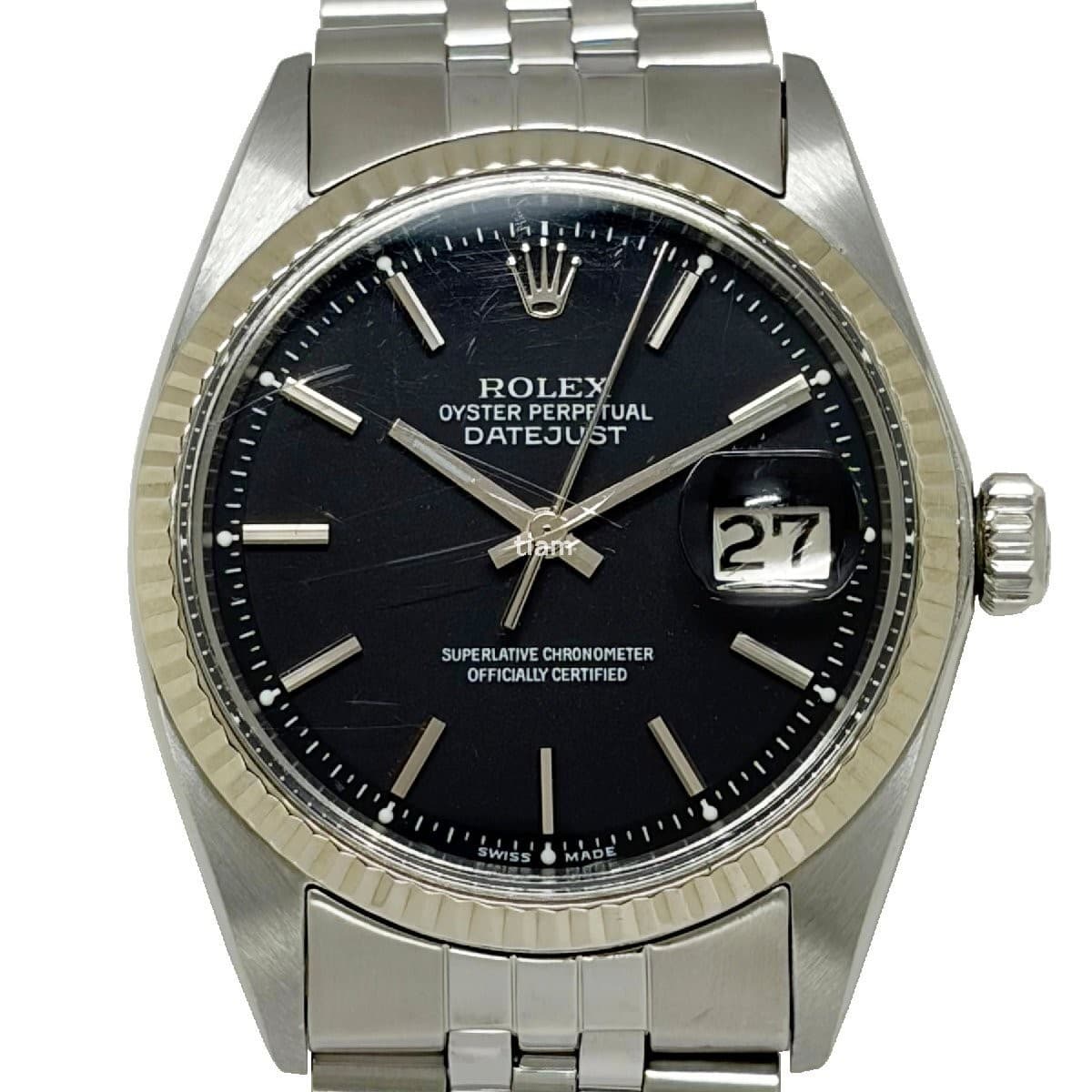 Rolex Datejust Date 1601/4 Black TO333219
