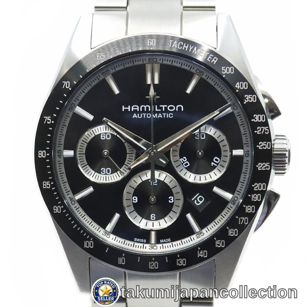 Hamilton Jazzmaster Performer Auto Chrono H36606130 Black Automatic #M-7758