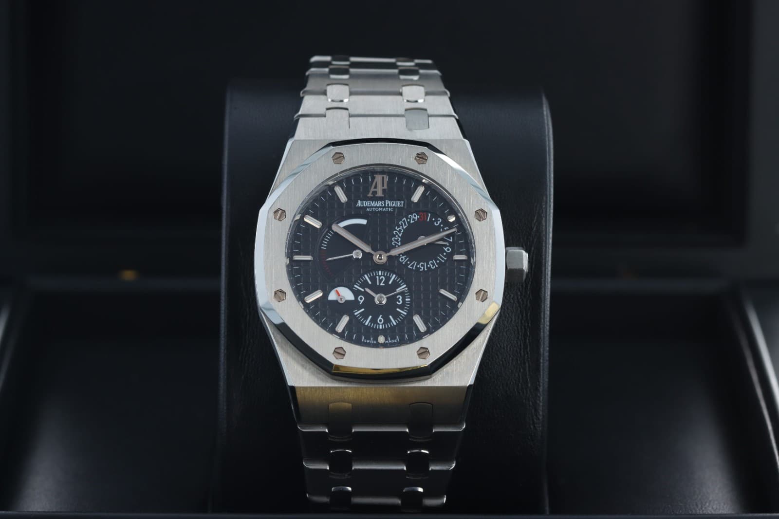 Audemars Piguet Royal Oak Dual Time 39mm, Black Dial -Steel 26120ST.OO.1220ST.03