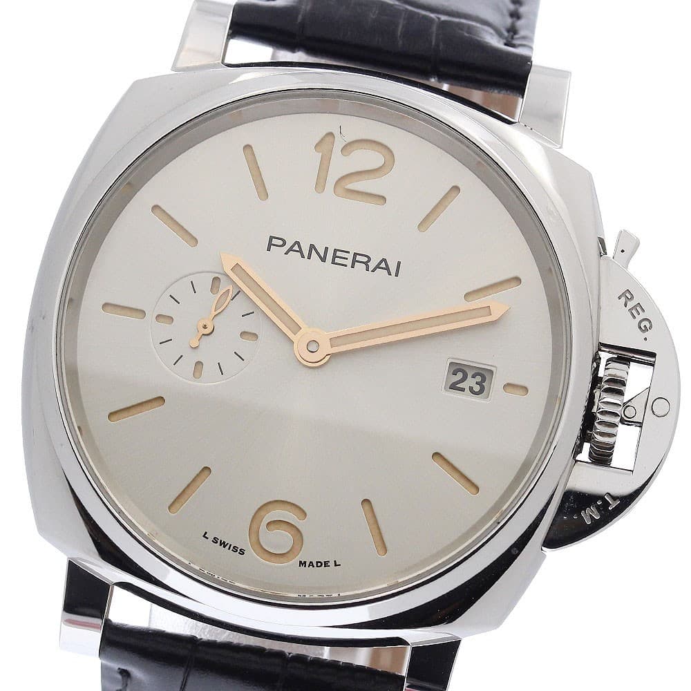 PANERAI Luminor Due PAM01249 Small Second Date Automatic Men's Watch_975273
