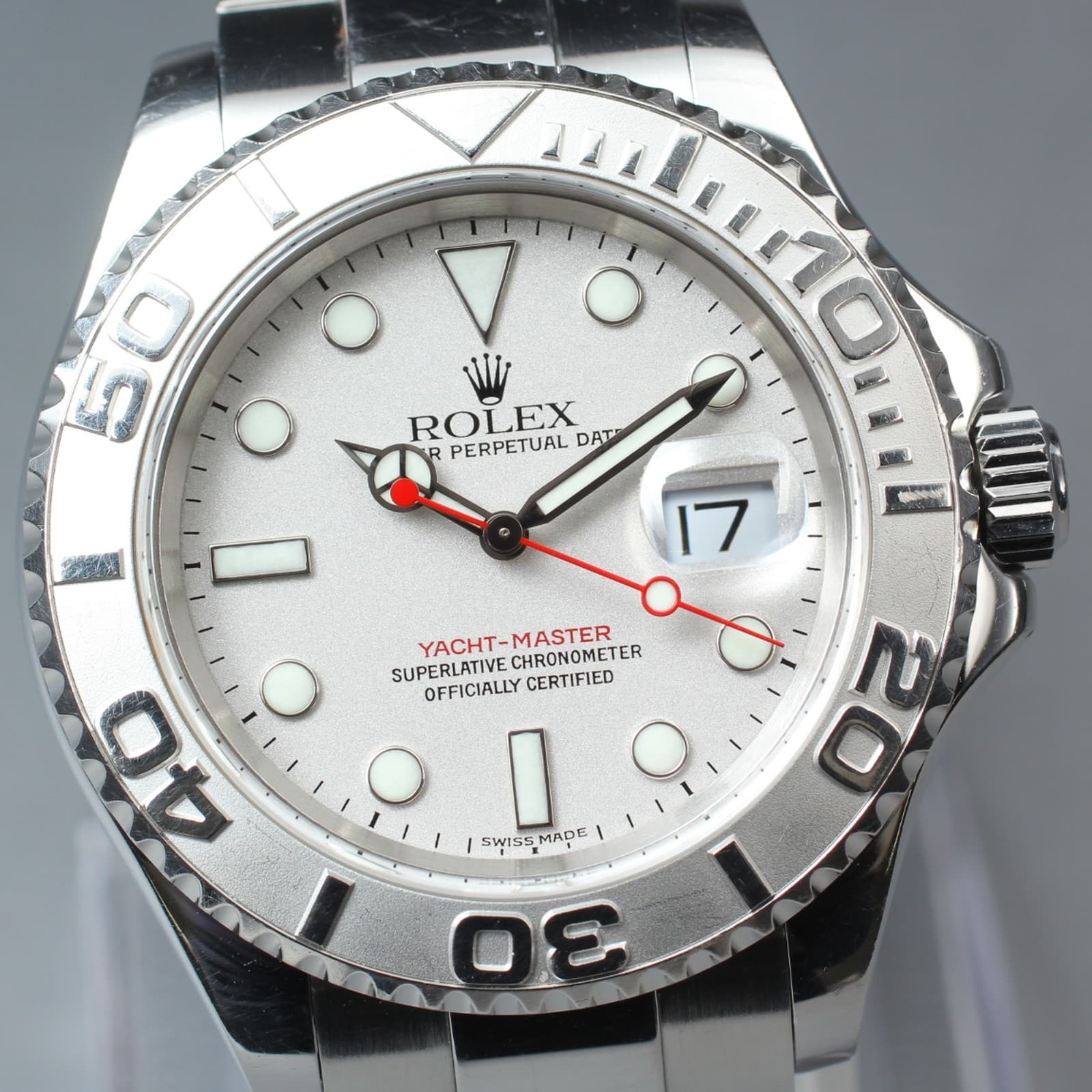 Overhauled Vintage 1999 ROLEX Yacht-Master 16622 Men's Automatic Watch 40mm Box