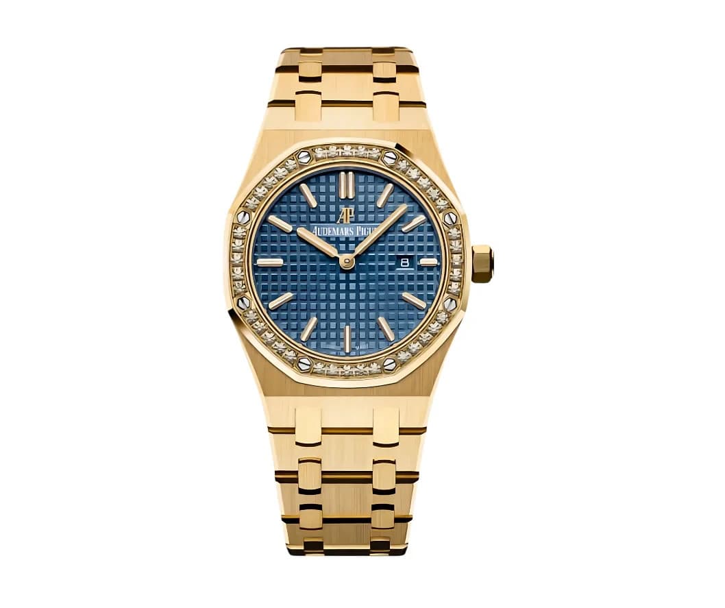 Audemars Piguet Royal Oak 33mm Quartz Factory Diamond Bezel 67651BA.ZZ.1261BA.02