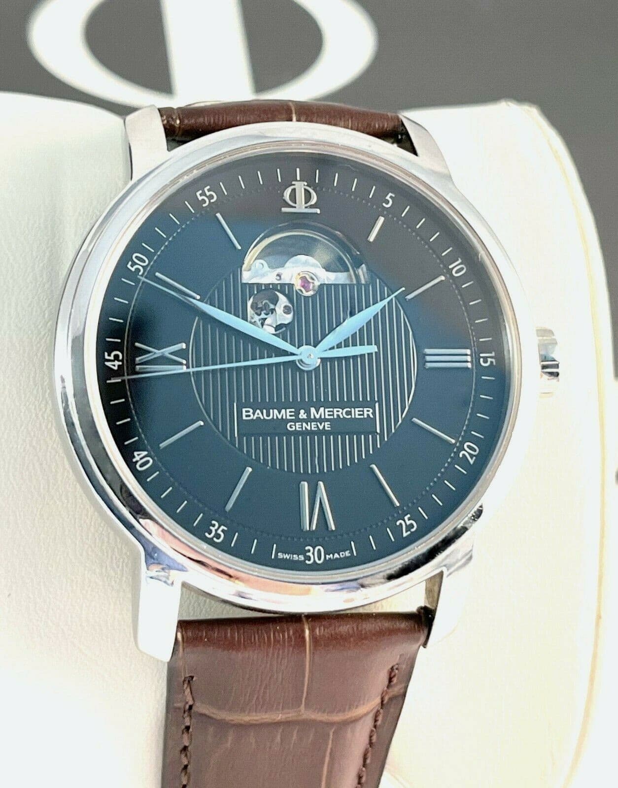 Baume Mercier Classima XL Executive Automatic Mens Watch Model 8689 Exc. Cond..