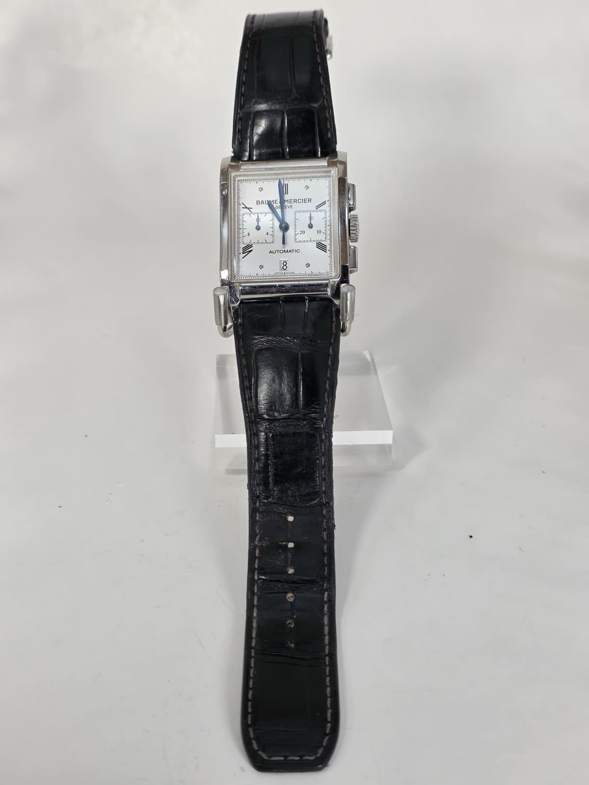 BAUME & MERCIER HAMPTON MOA10032 Swiss Automatic Chronograph Watch Pre-Owned