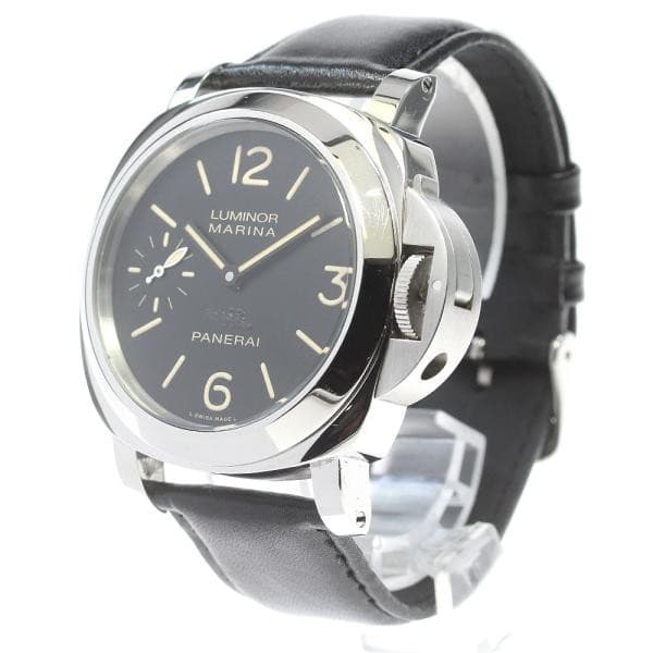 Officine Panerai Luminor Marina Achille PAM00432 44mm SS Black Dial Watch #C2244
