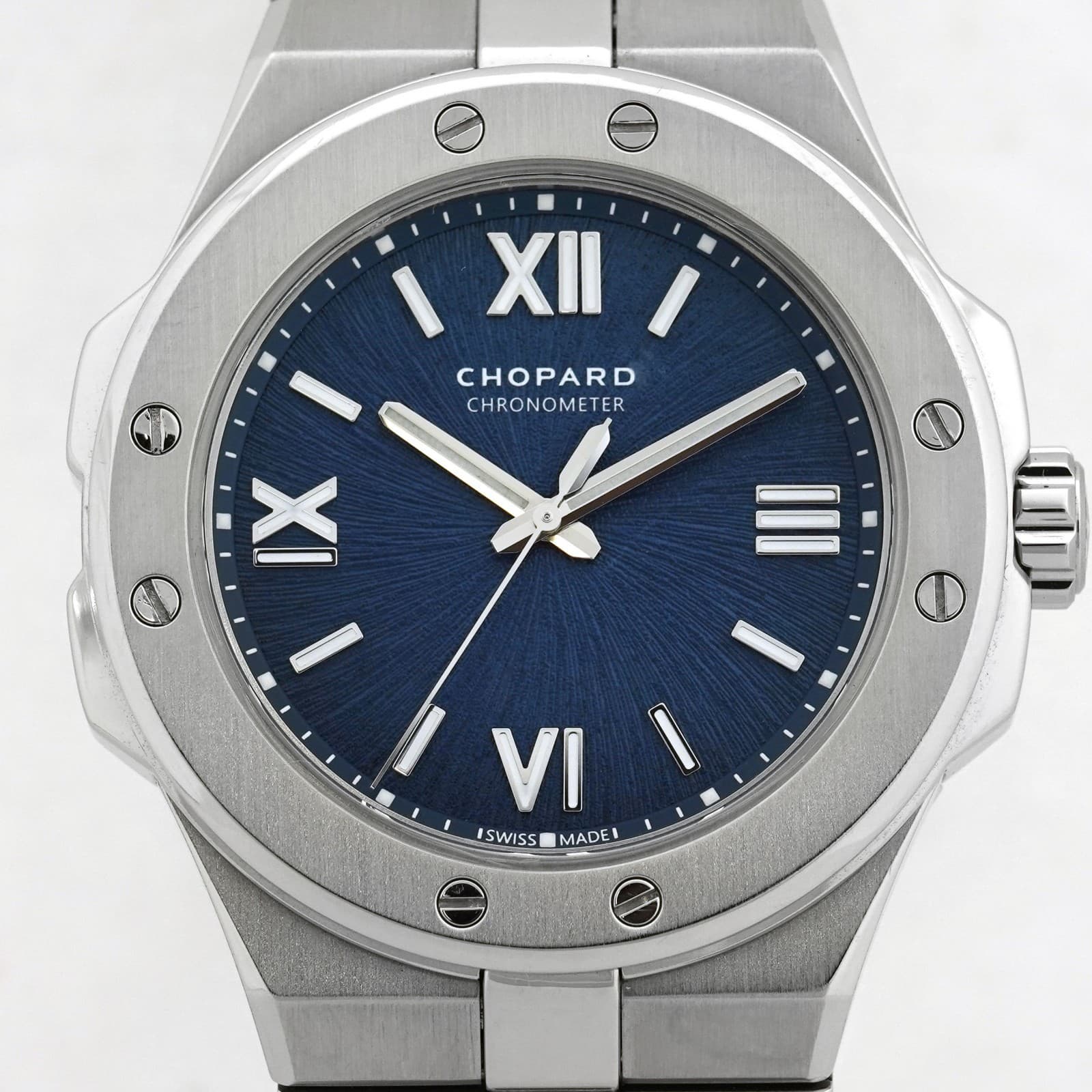 Chopard Alpine Eagle Small 36 298601-3001 Automatic Blue Dial Men Warranty