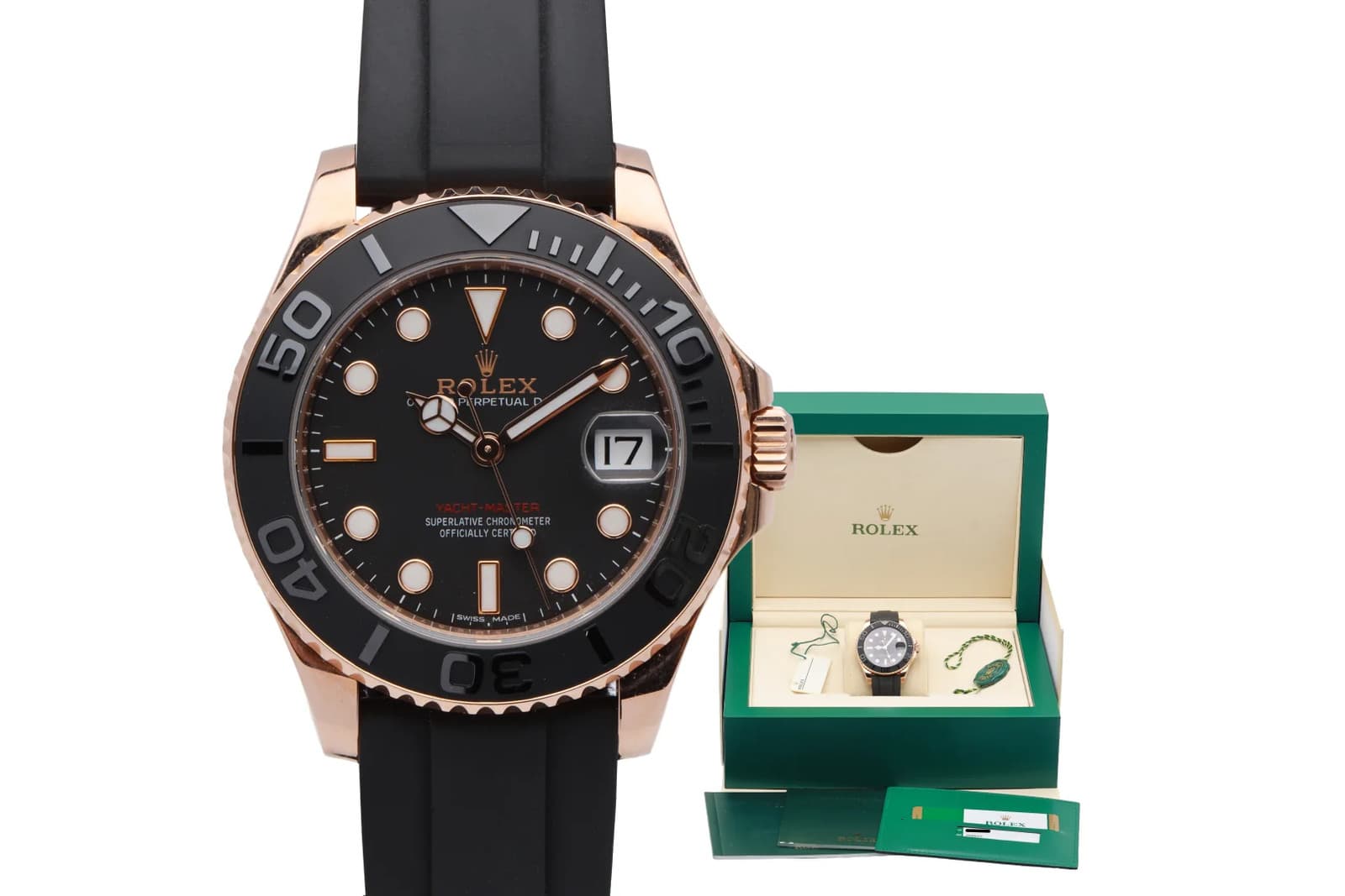 Rolex Yacht-Master 268655 18K Rose Gold 37mm Watch (Box&Papers) 2019