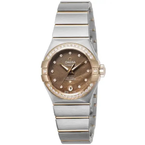 Omega Constellation Brown 123.25.27.20.63.001 woman