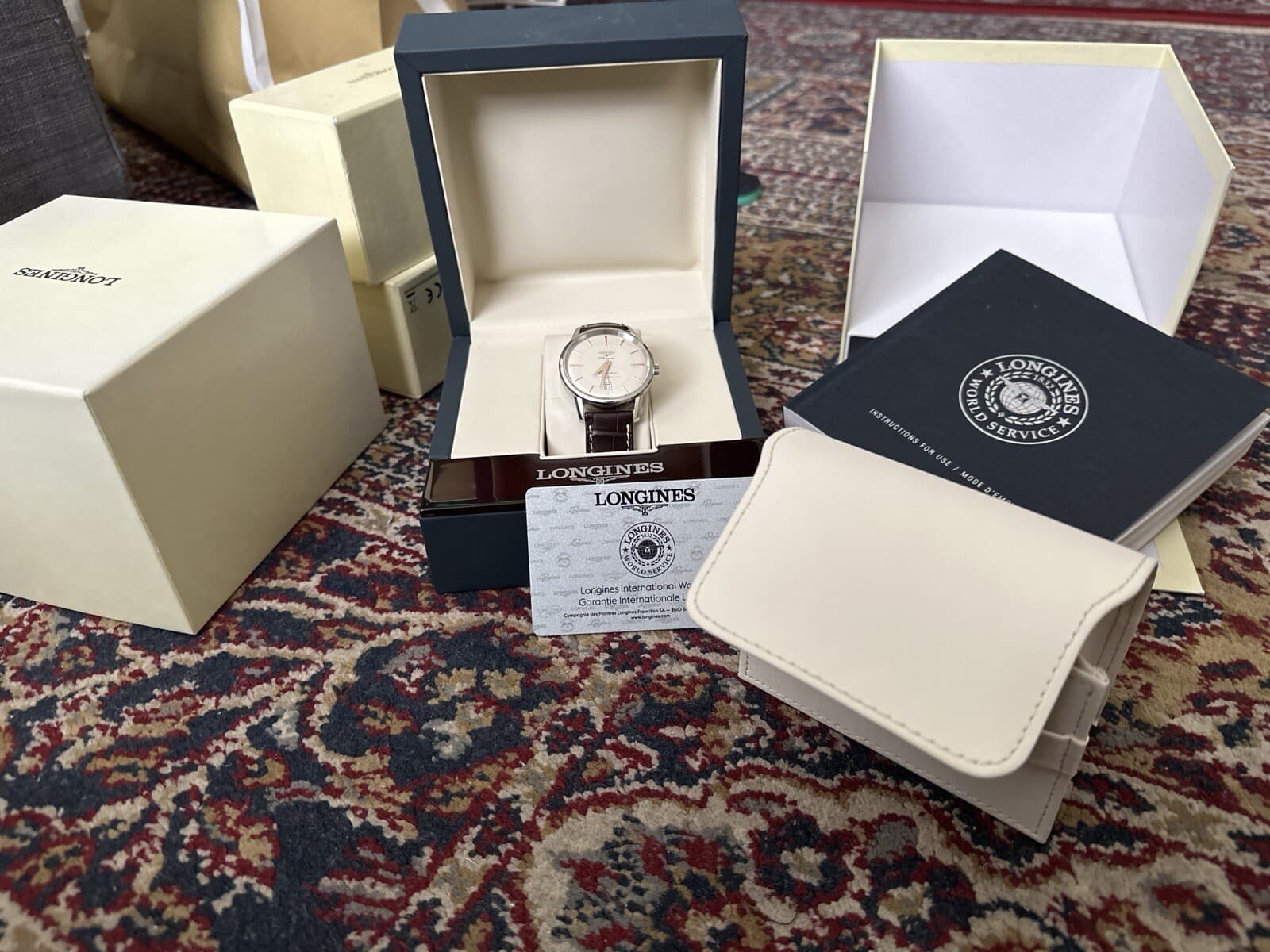 Longines Flagship Silver Men's Watch - L37162569 46907133