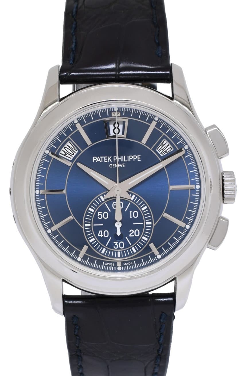 Patek Philippe 5905 Annual Calendar Chronograph Platinum Mens 42mm Watch 5905P