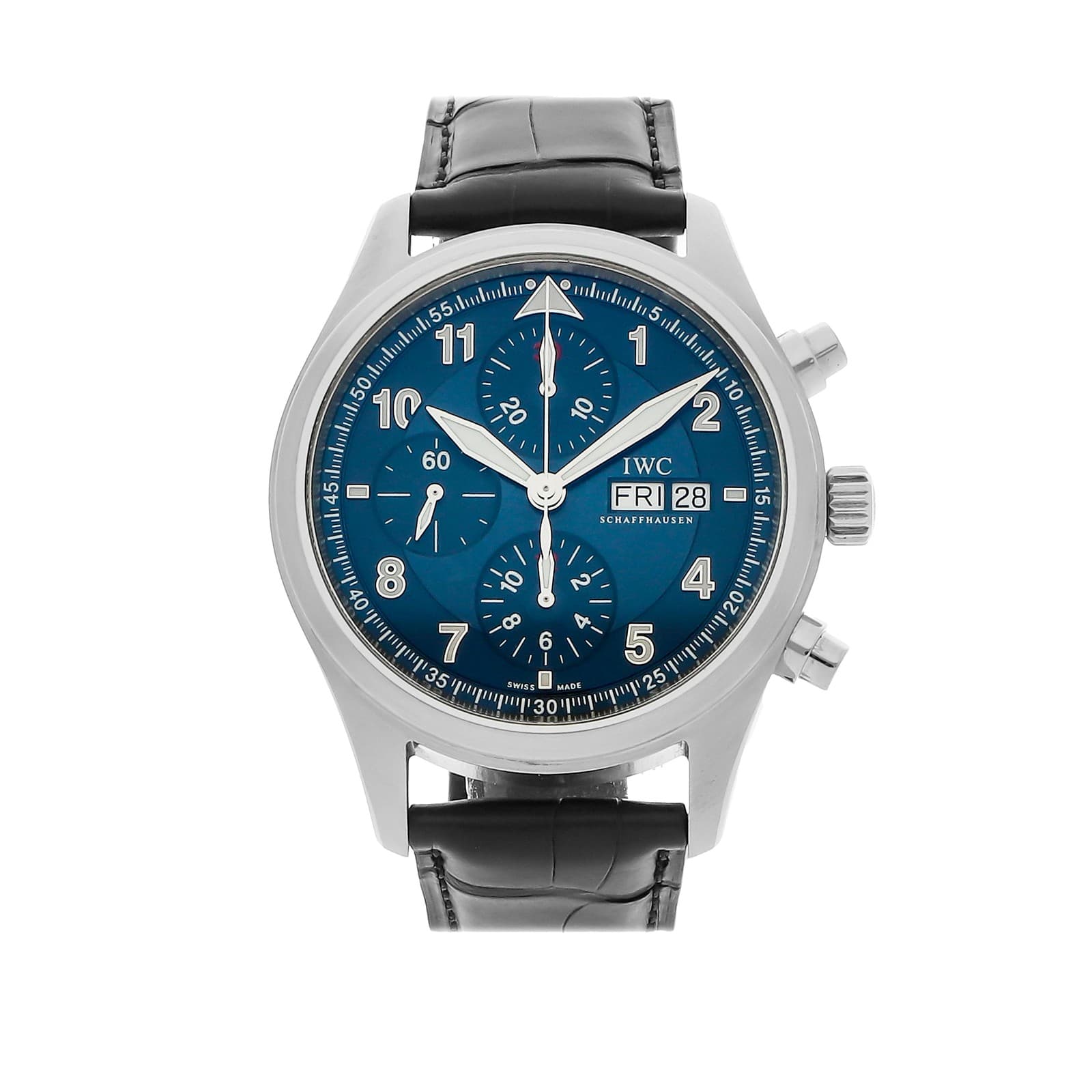 IWC Pilot's Watch Chrono Laureus Limited Edition Steel Auto 42mm Watch IW3717-12