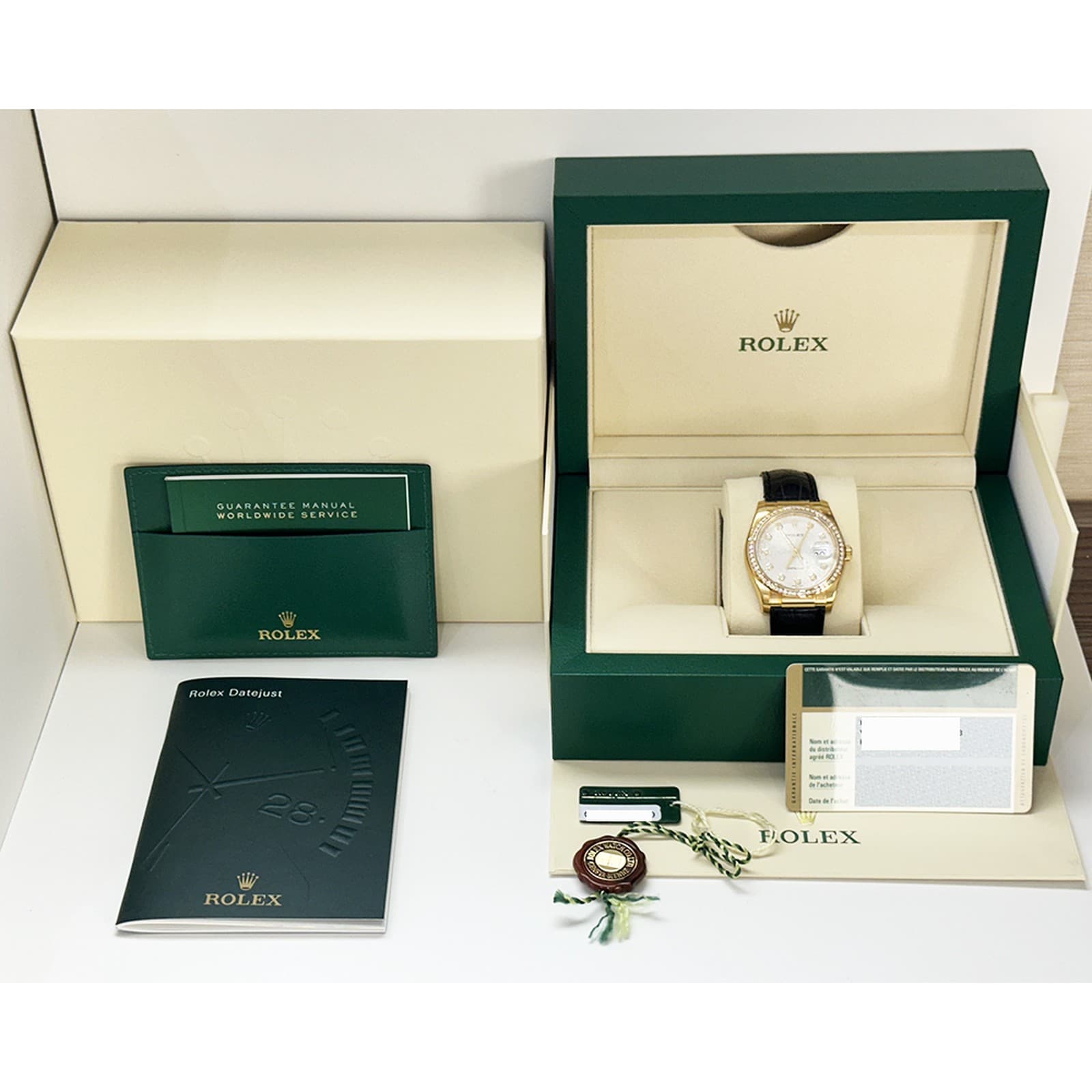 Rolex Datejust 36mm 116188 18k yellow Gold Men's Diamond Watch!