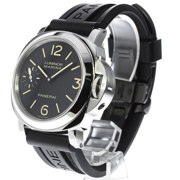 Officine Panerai Luminor Marina PAM00415 44mm SS Black Dial Watch #C3324