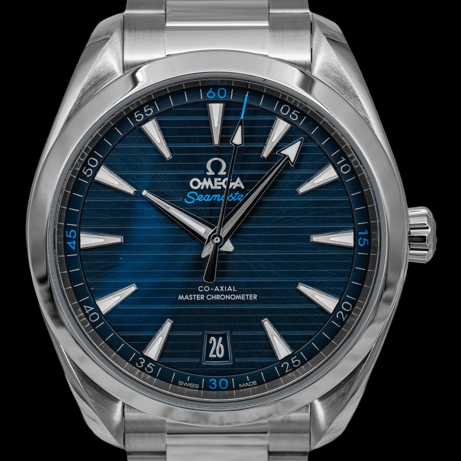 2021 Omega Seamaster Aqua Terra Blue 220.10.41.21.03.001 Full Set