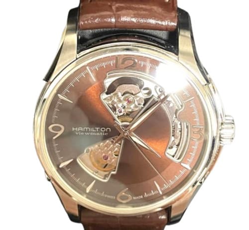 Hamilton Jazzmaster Open Heart H32565595 Automatic Watch Wristwatch w/ Box r#
