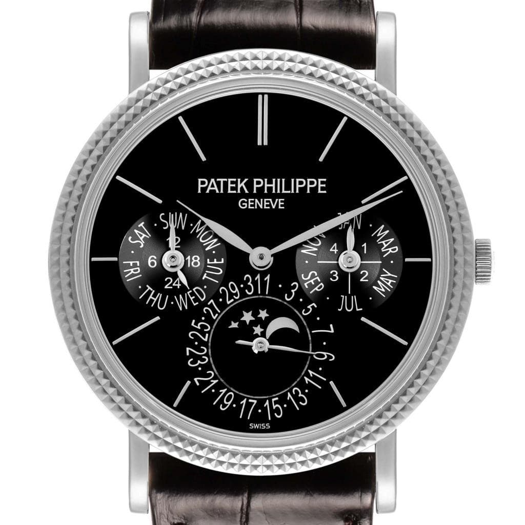 Patek Philippe Grand Complication Perpetual Calendar White Gold Mens Watch 5139G