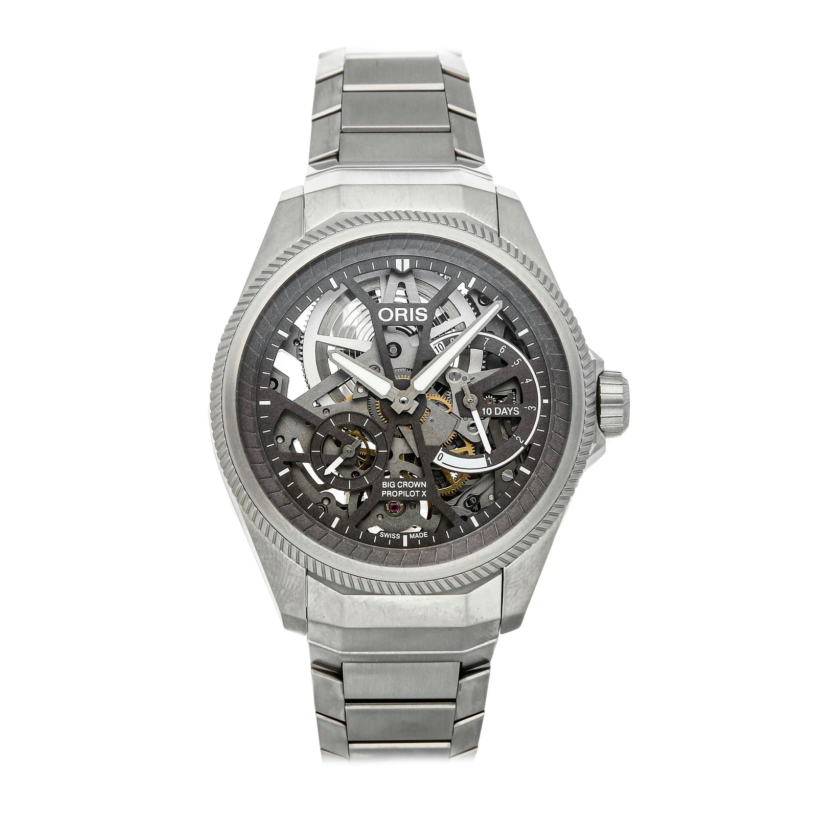 Oris Big Crown Propilot X Calibre 44mm Manual Mens Watch 115 01 115 7759 7153MB