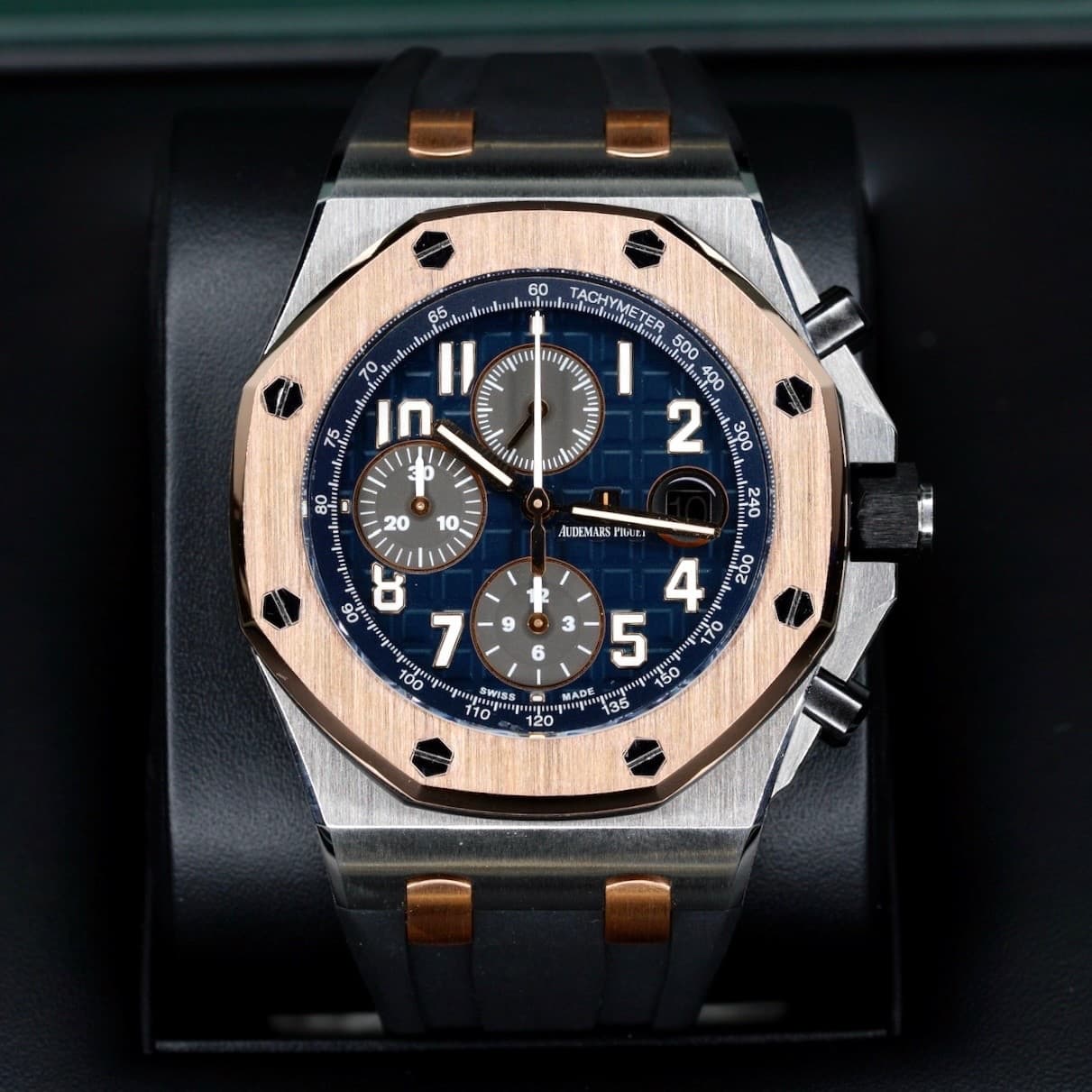 Audemars Piguet Royal Oak Offshore BUCHERER Rose Gold & Steel Chronograph 42mm
