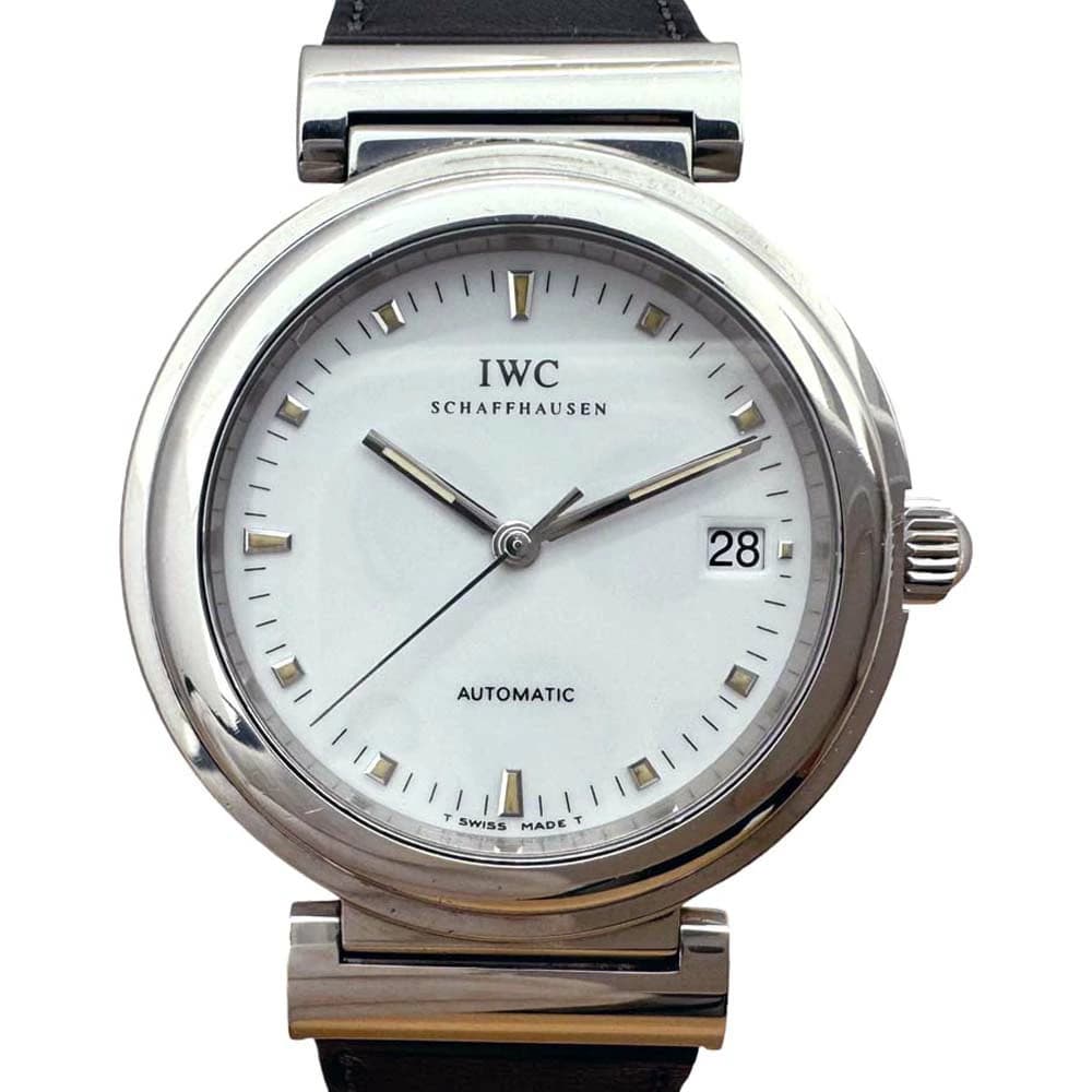 IWC IW352801 Da Vinci SL Automatic Watch 37mm Stainless White Dial Pro