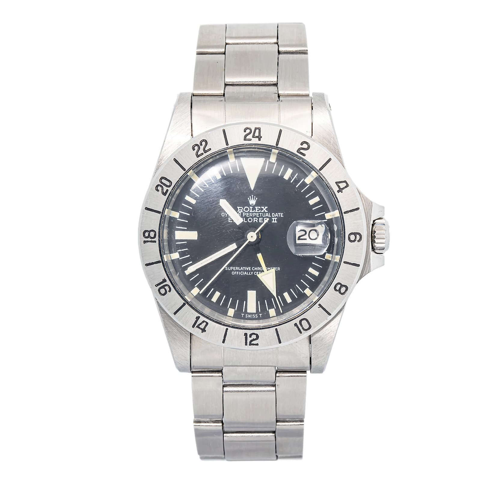 Rolex Explorer 2 1655 Oyster Stainless Steel Black Index Automatic 40mm
