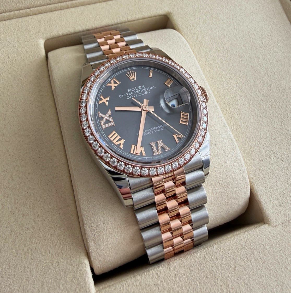 2026 Unworn Rolex Datejust 36 126281RBR From AD