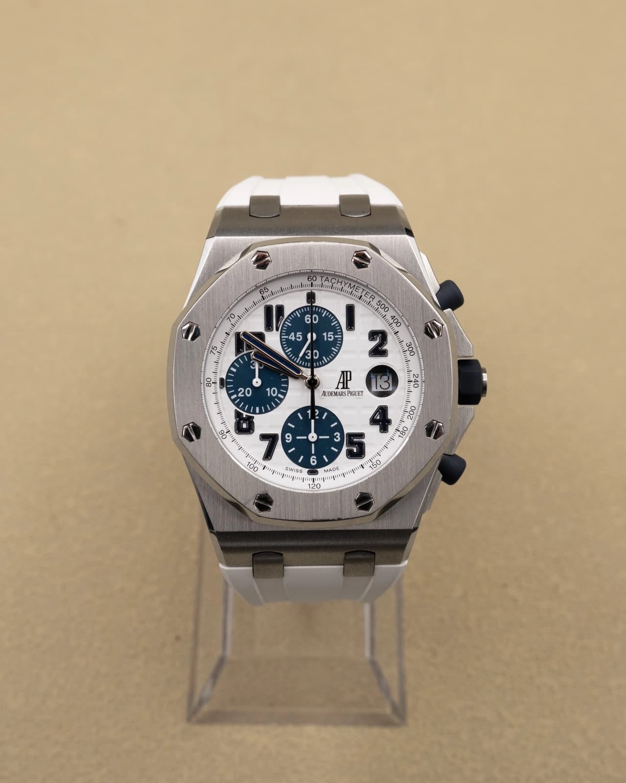 Open Date Audemars Piguet White Dial Complete 26170ST.OO.D305CR.01