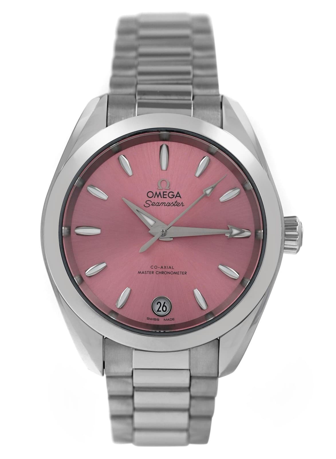 Omega Seamaster Aqua Terra Shades 220.10.34.20.10.003 Pink Dial 34MM Automatic