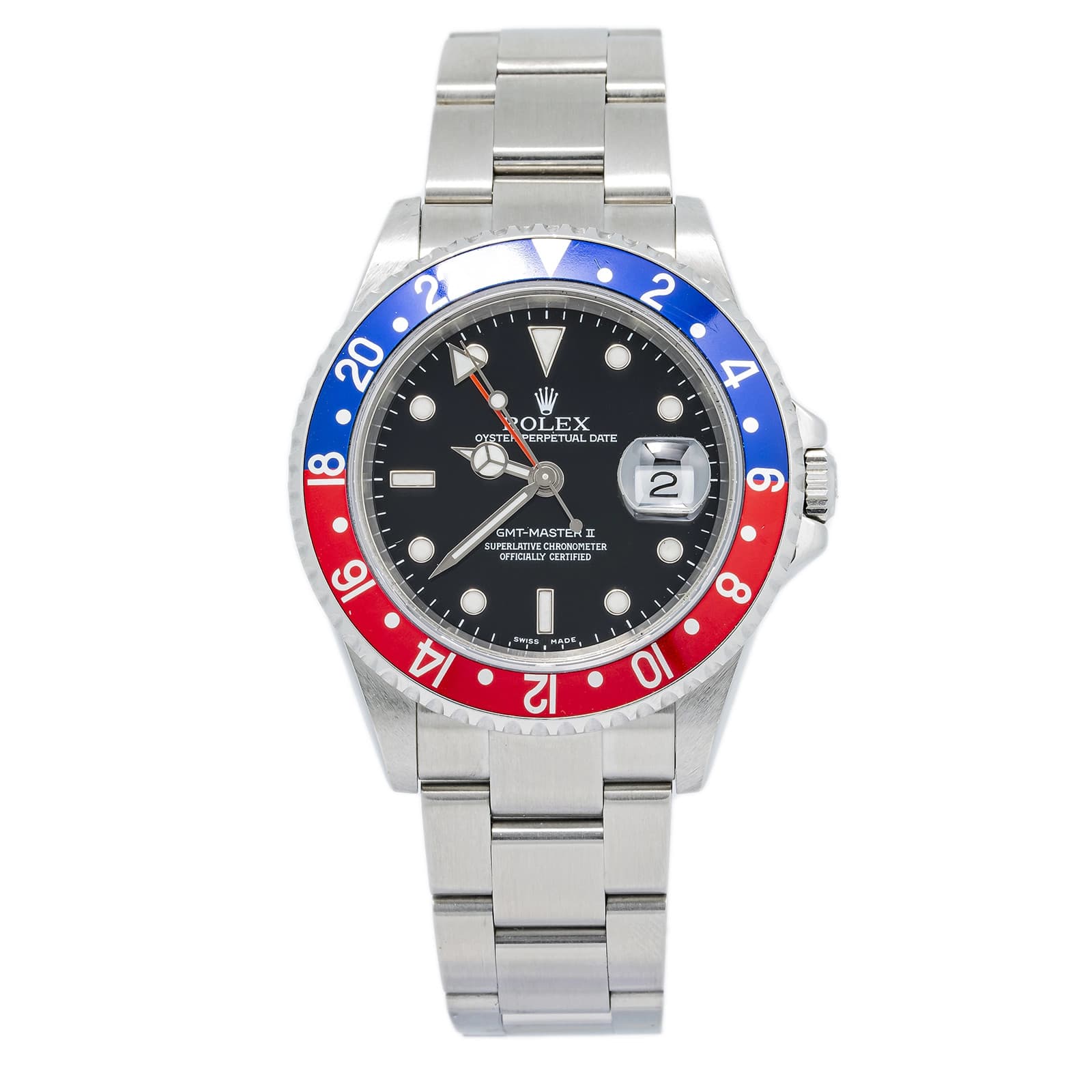 Rolex GMT-Master II 16710LN Oyster Stainless Steel Black Index Automatic 40mm