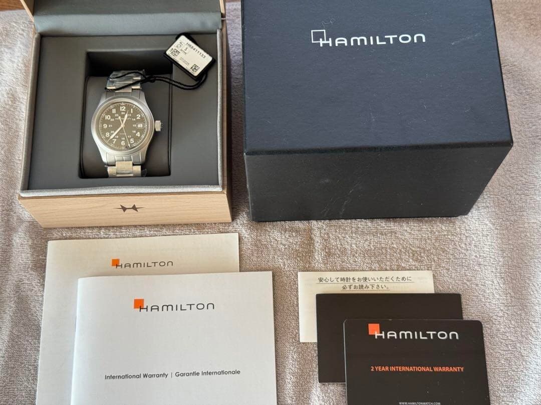 [USED Excellent] Hamilton Khaki Field 38mm Quartz H68411133 With Box From Japan