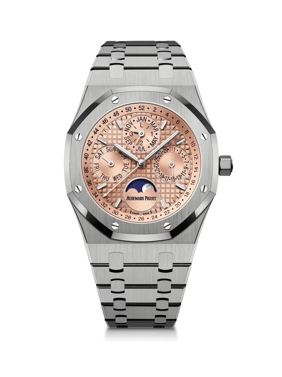 AP Royal Oak Perpetual Calendar Salmon Titanium 41mm Japan 26615TI.OO.1220TI.01