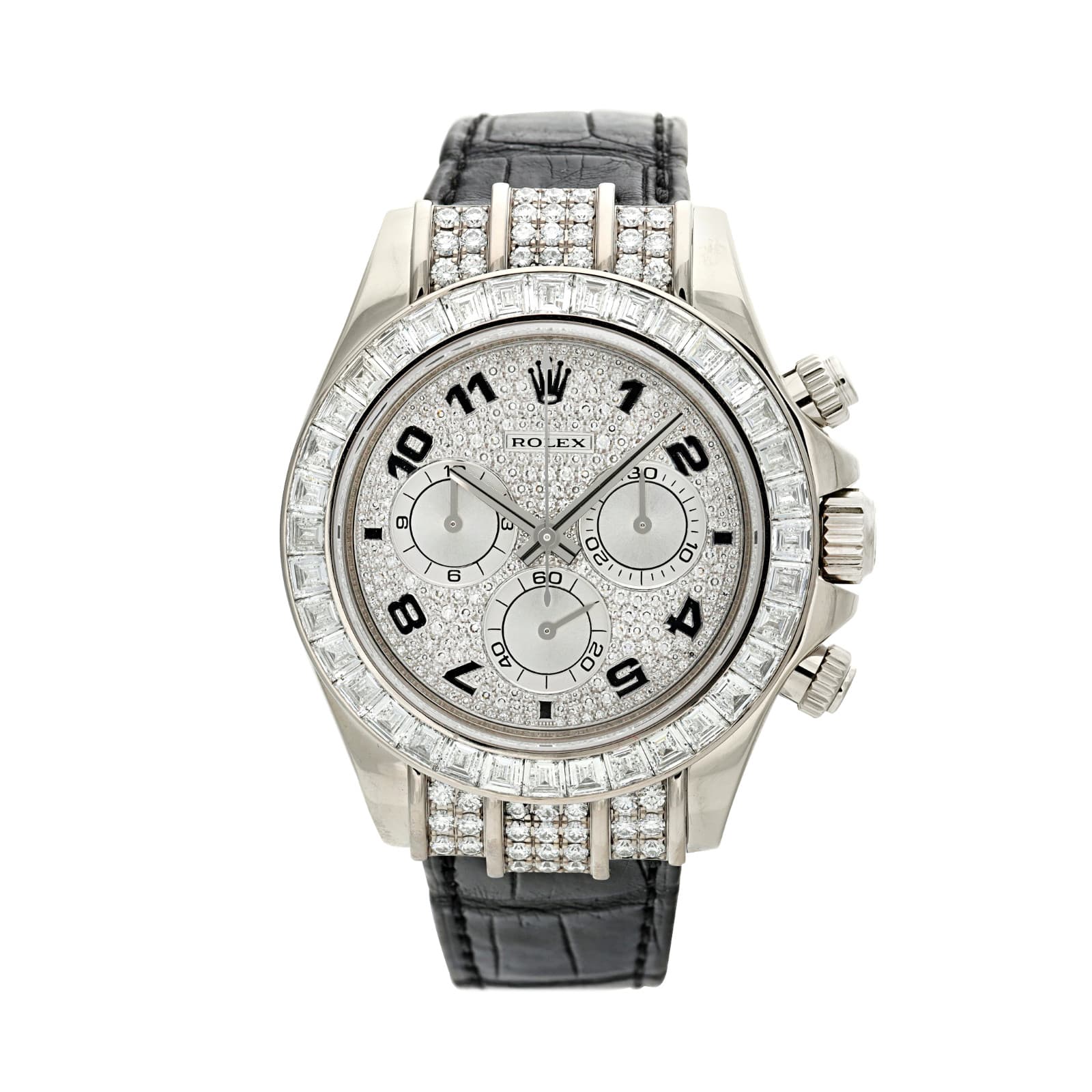 Rolex Cosmograph Daytona 116599TBR 18kt WG Baguette Diamond Special Edition