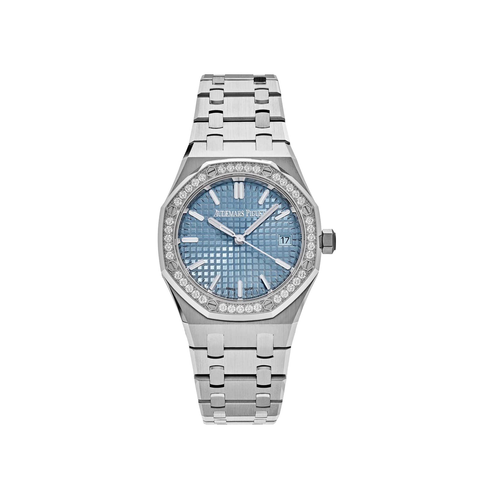 Audemars Piguet Royal Oak 77451ST.ZZ.1361ST.03 'Ladies' Stainless Steel Blue
