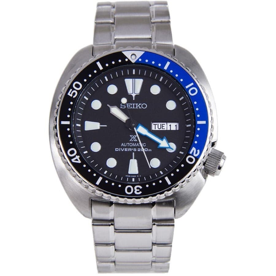 SEIKO ProspeX SRP787K1 Automatic Diver's Turtle Black Blue Batman Watch 4R36