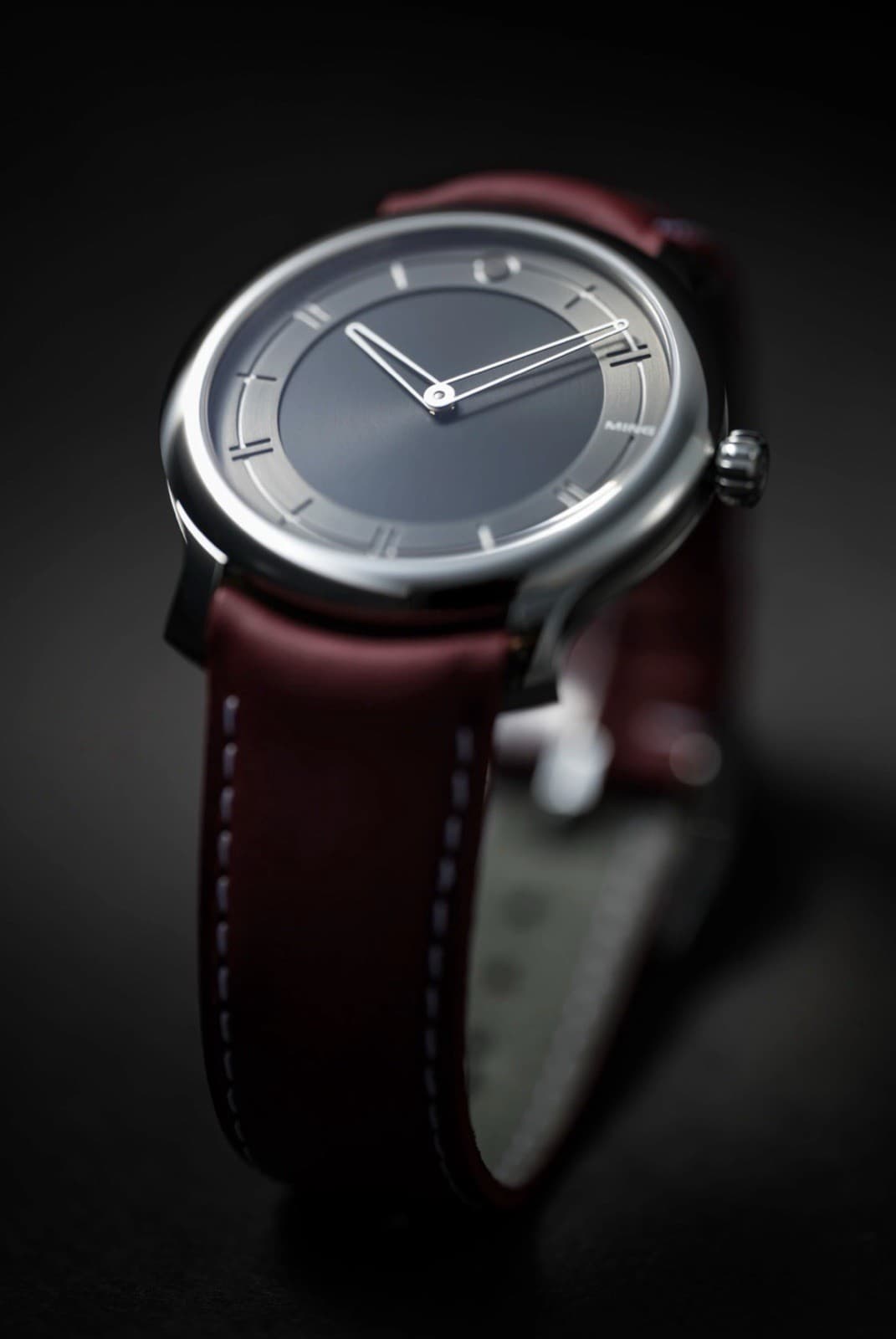 Ming 27.01 Ultra Thin Mechanical Manual Wind Watch 38mm