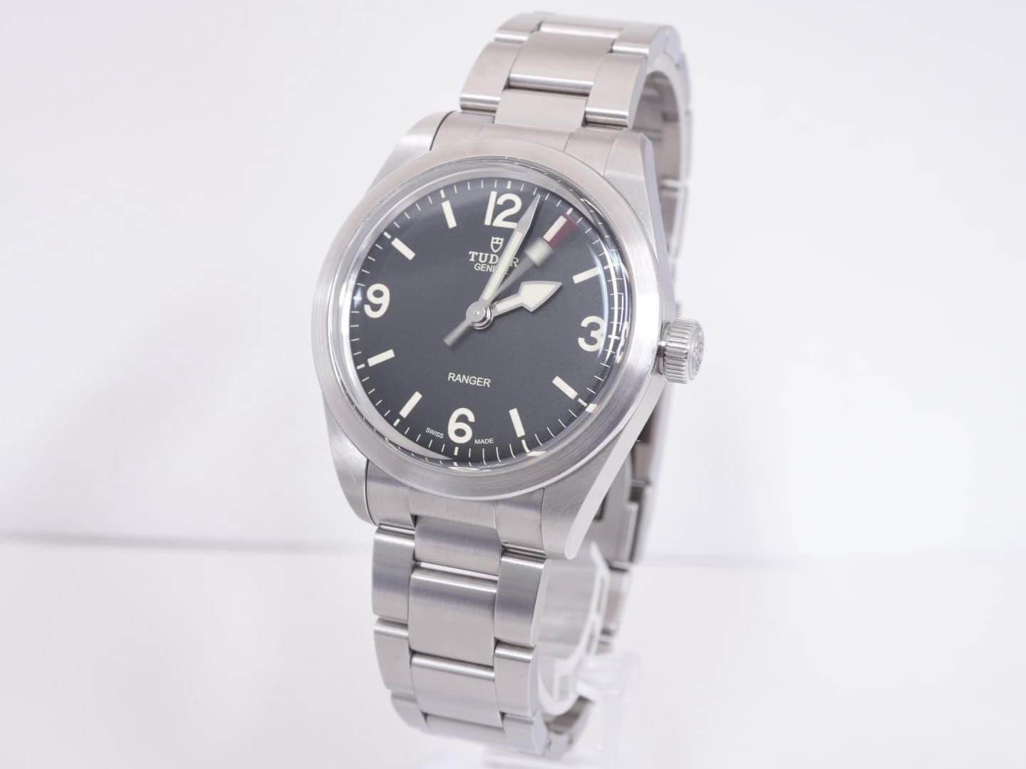 TUDOR Ranger 79950 Black 39mm Automatic Mens Watch Excellent++ A7810