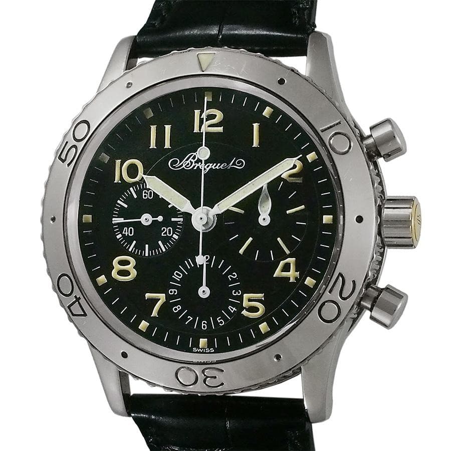 Breguet Aéronavale Type XX Flyback Chronograph Early Model 39mm with Box #IPW081