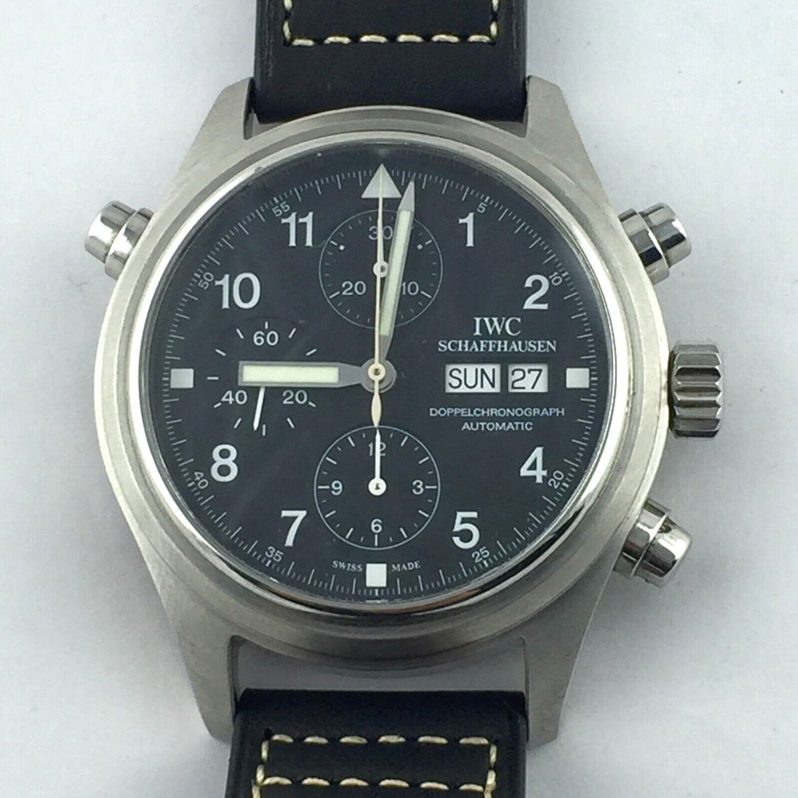 IWC SPLIT TIME RATTRAPANTE DOPPEL CHRONOGRAPH REF Iw371319   AUTOMATIC 42 MM