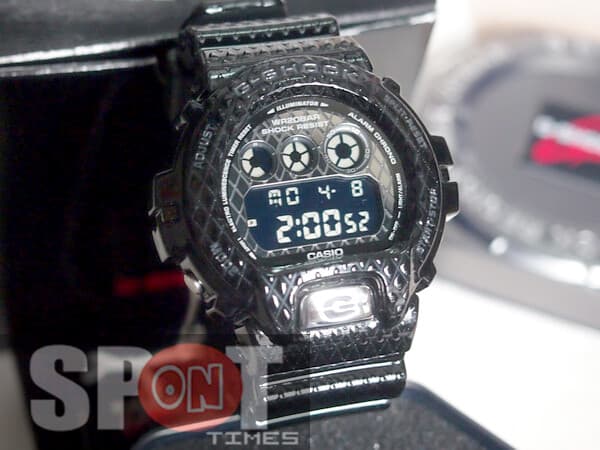 Casio G-Shock 3D Paint Diamond Pattern Crosshatch Men's Watch DW-6900DS-1