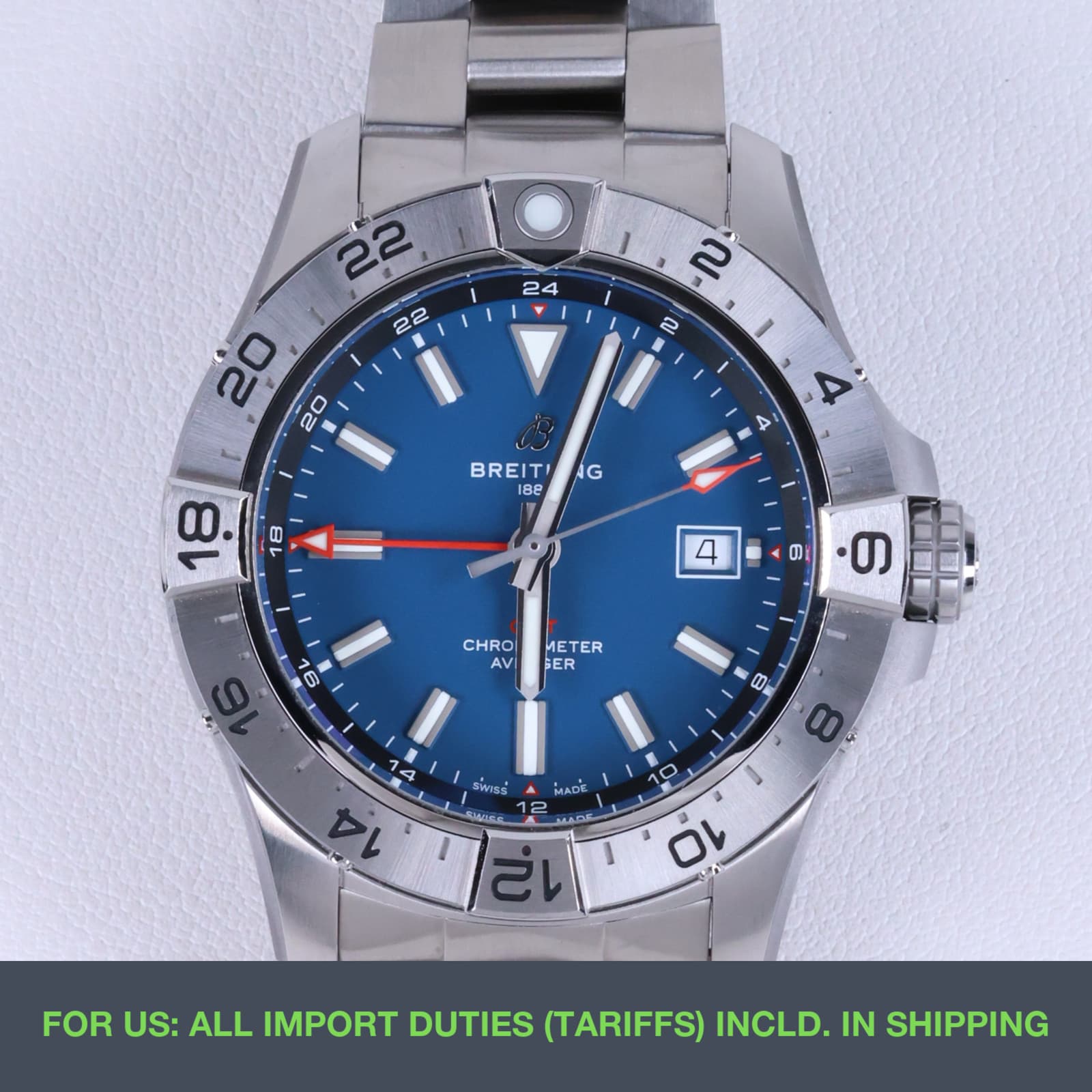 Breitling Avenger Automatic GMT 44 A32320101C1A1 44mm Blue Dial