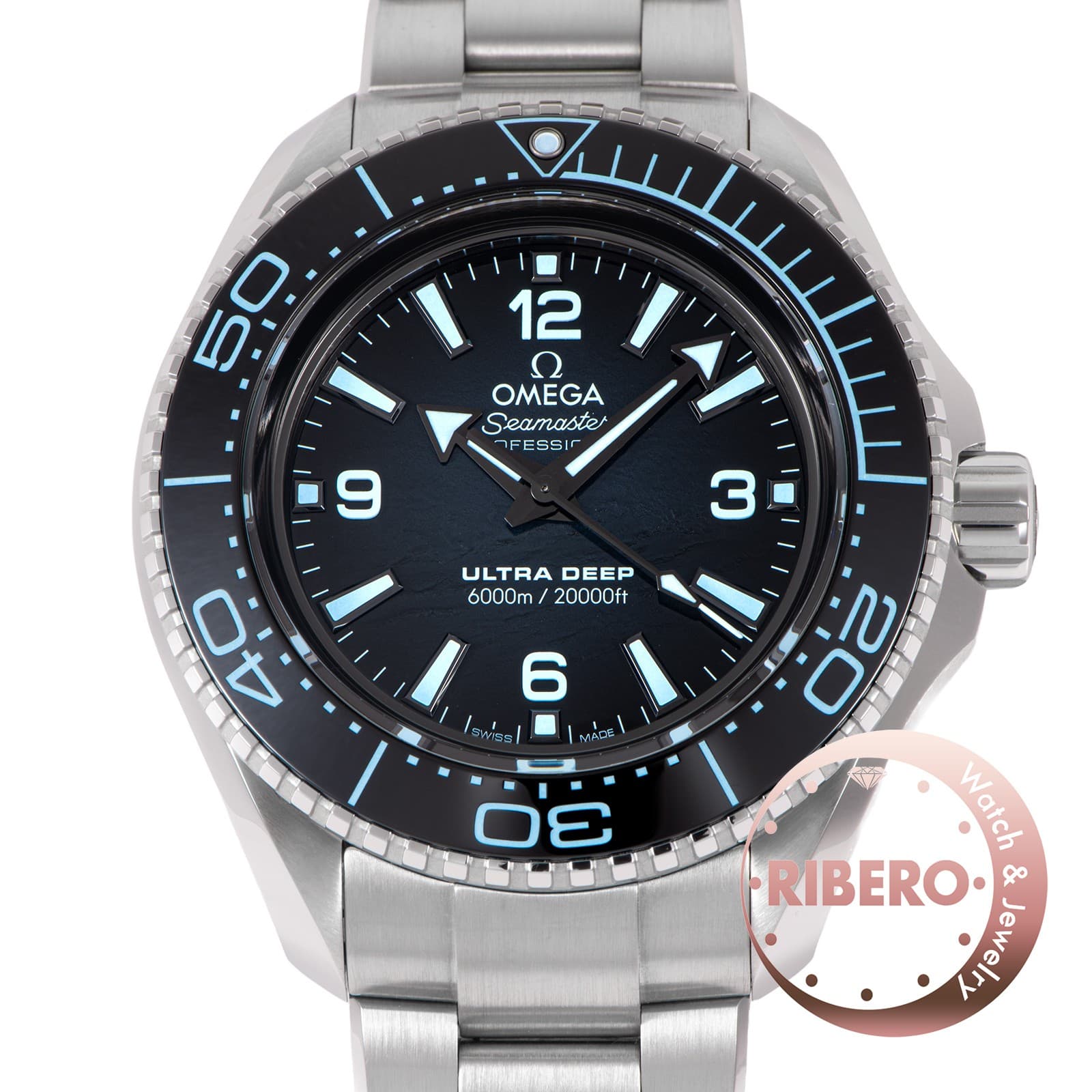 OMEGA Seamaster Planet Ocean Co-Axial 215.30.46.21.03.002 from JAPAN with Box