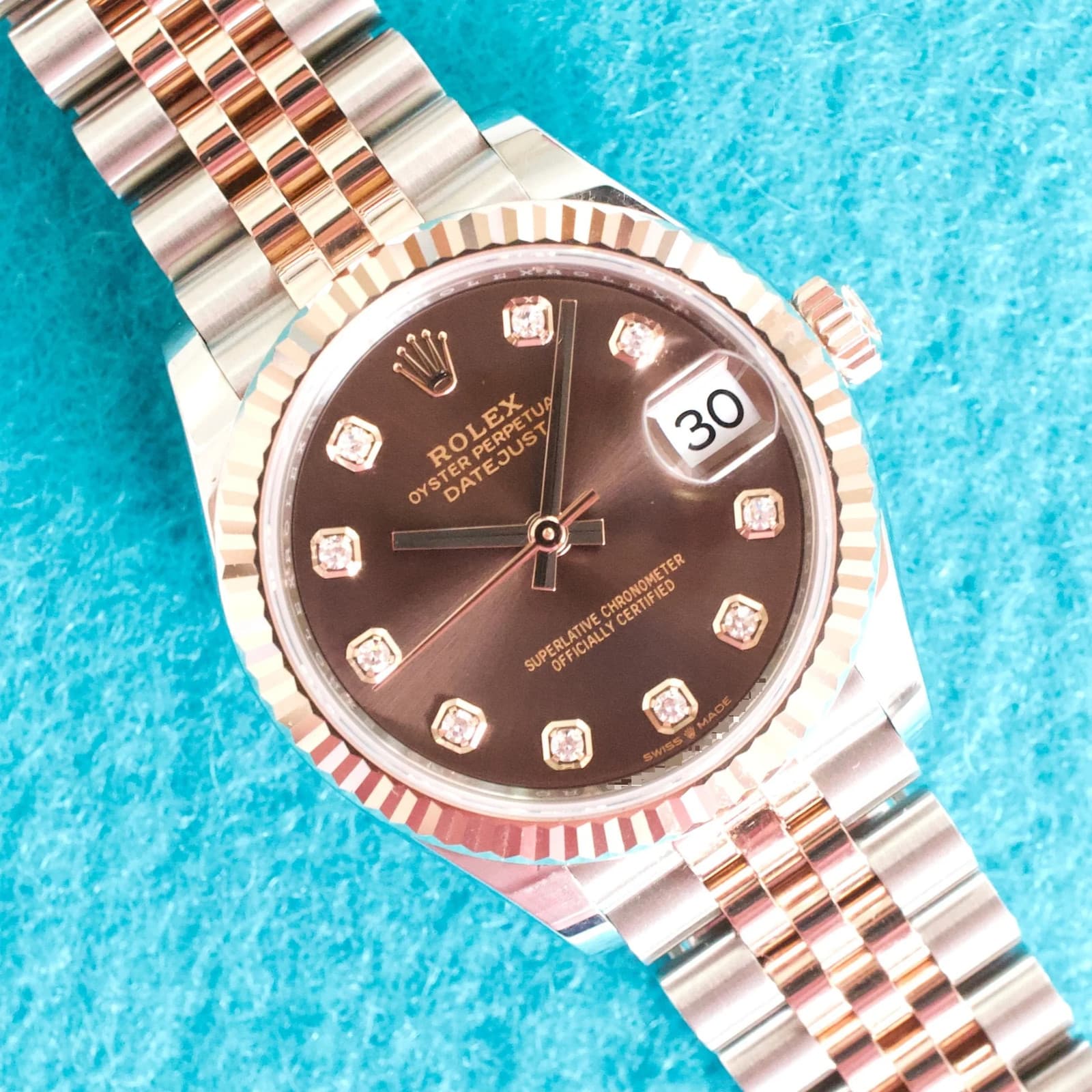 Rolex Datejust 278271 31MM Automatic Jubilee Two-Tone 18k Rose Gold Factory