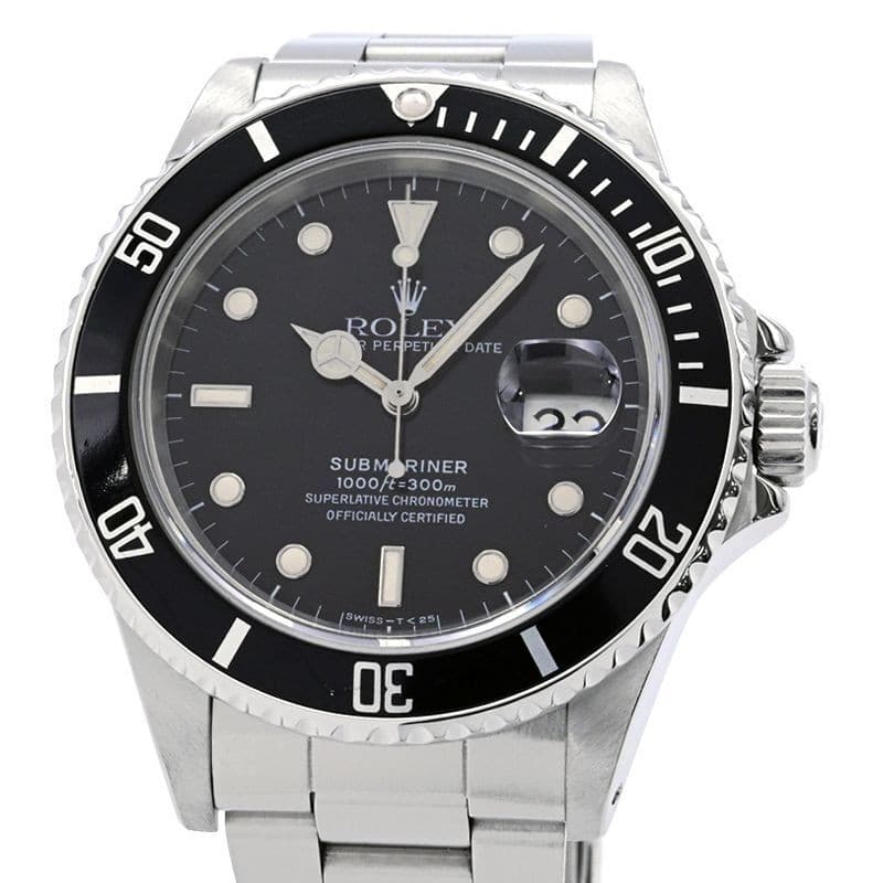 Rolex Submariner Date 168000 Black TO332813