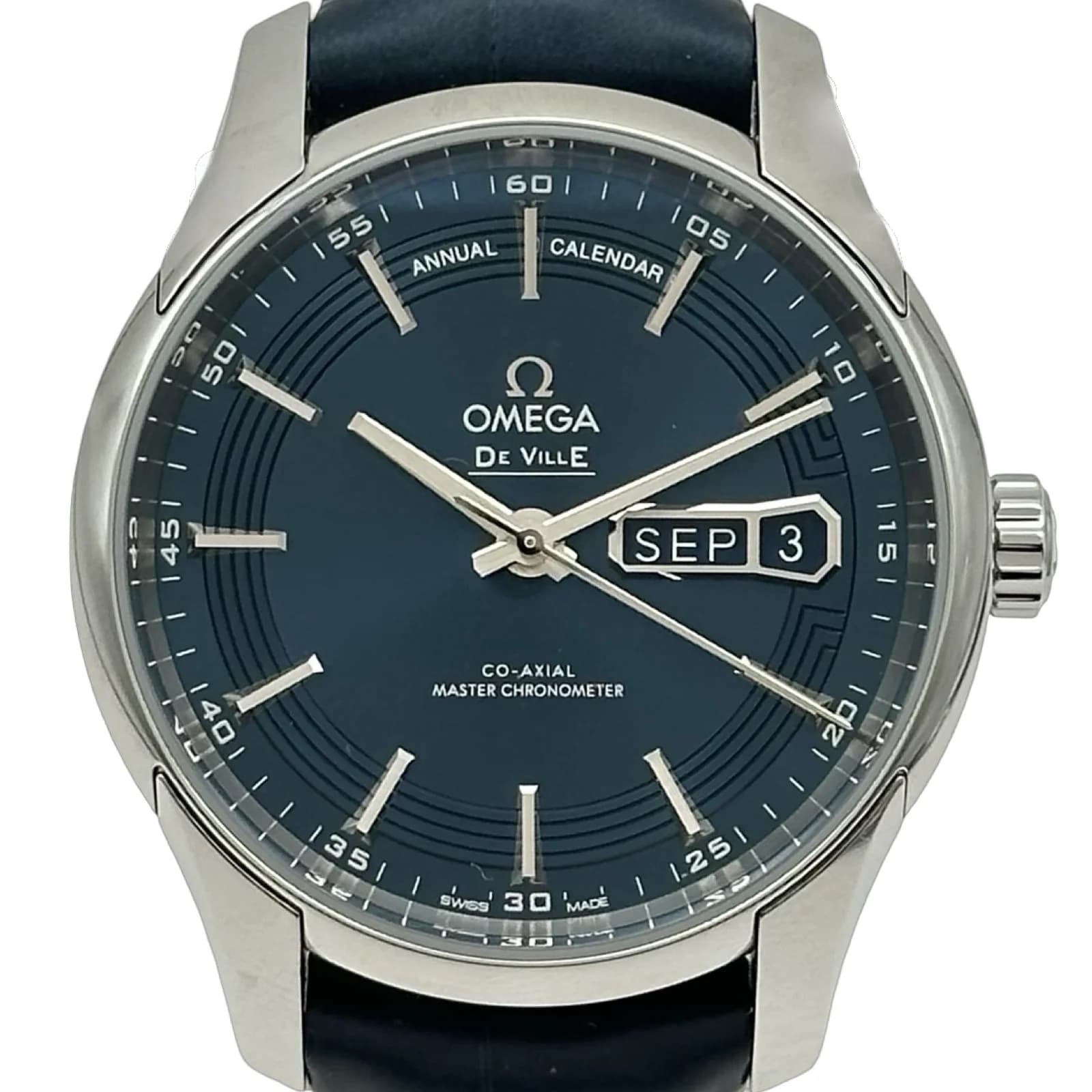 OMEGA De Ville 433.33.41.22.03.001 41mm Stainless Steel Blue Dial OKW2775