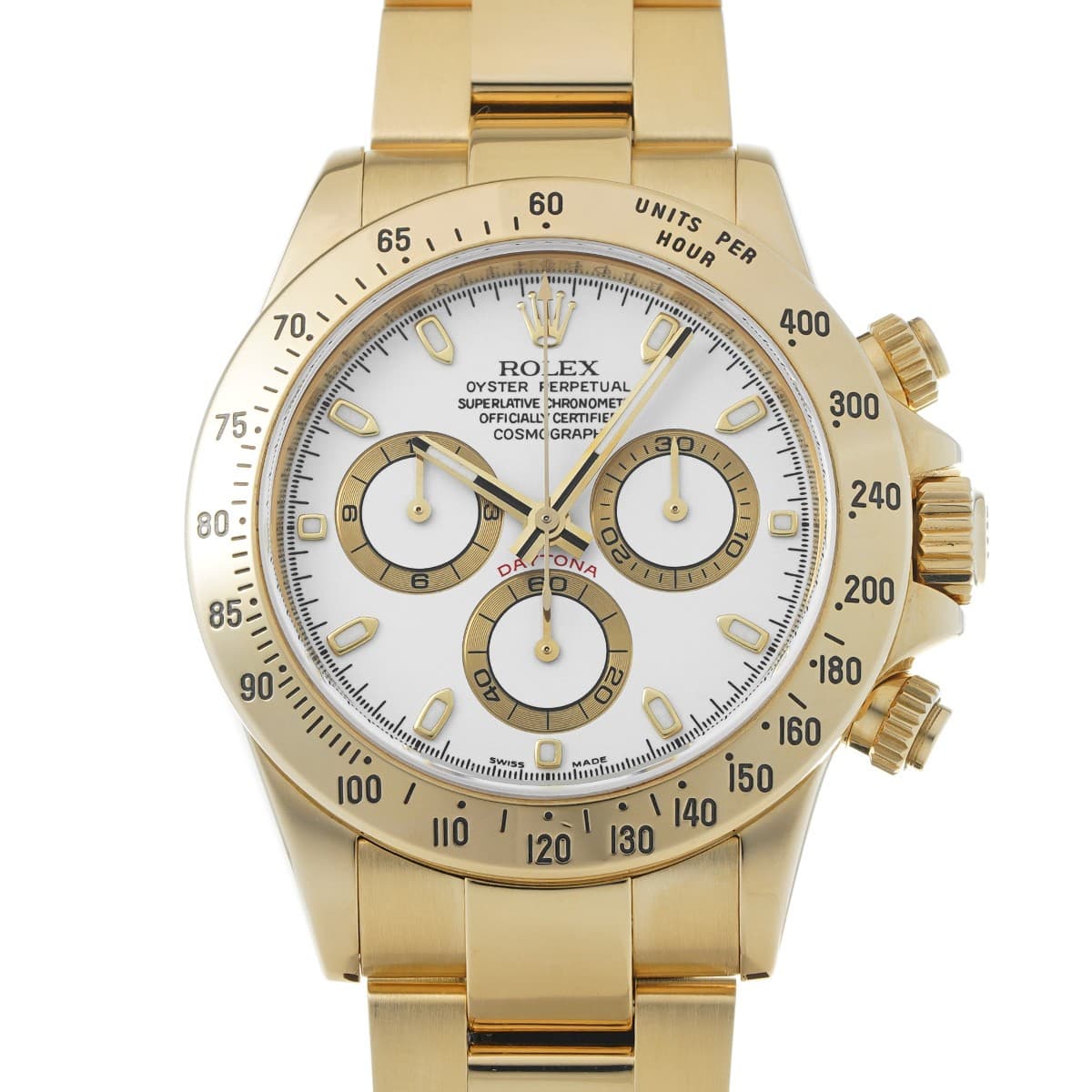 ROLEX Cosmograph Daytona 116528 white WATCH 724632