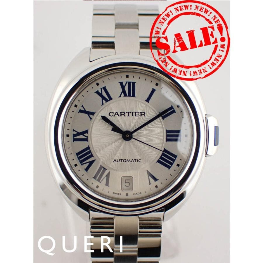 Cartier Clé de 35mm Silver Dial WSCL0006 Stainless Steel Automatic #QRW174