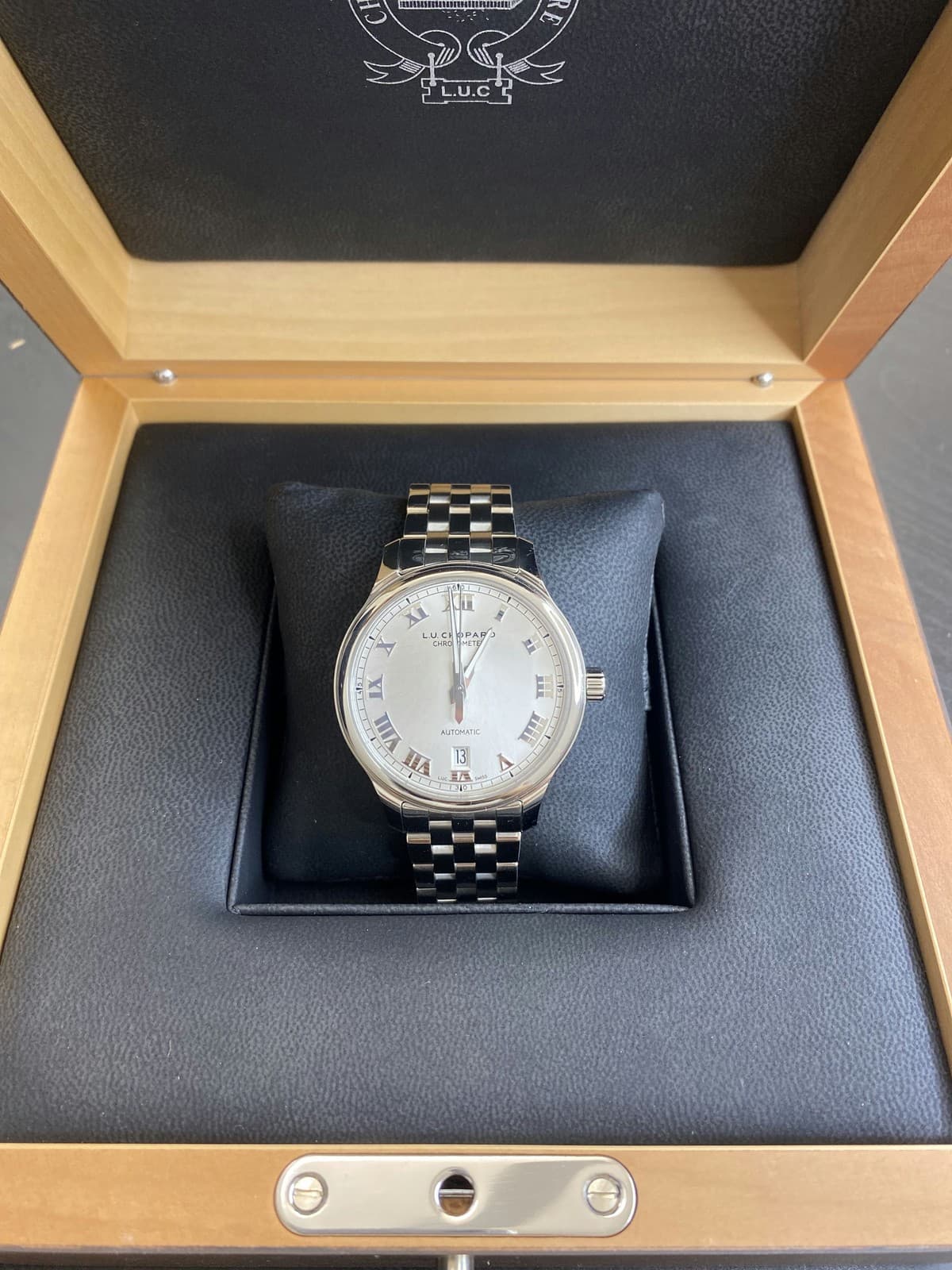 Chopard L.U.C Silver Men's Watch - 158558-3001 BNIB 2026