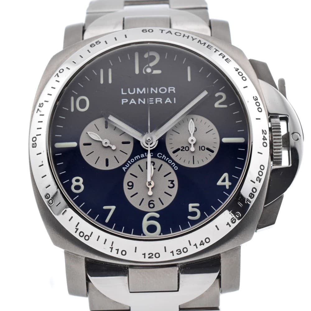 PANERAI Luminor PAM00052 Chronograph black Dial Automatic Men's Watch Z#150286
