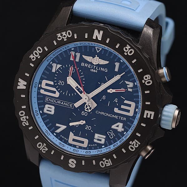 Breitling Endurance Pro Chronograph 44mm X82310 BLUE from JAPAN fast shipping