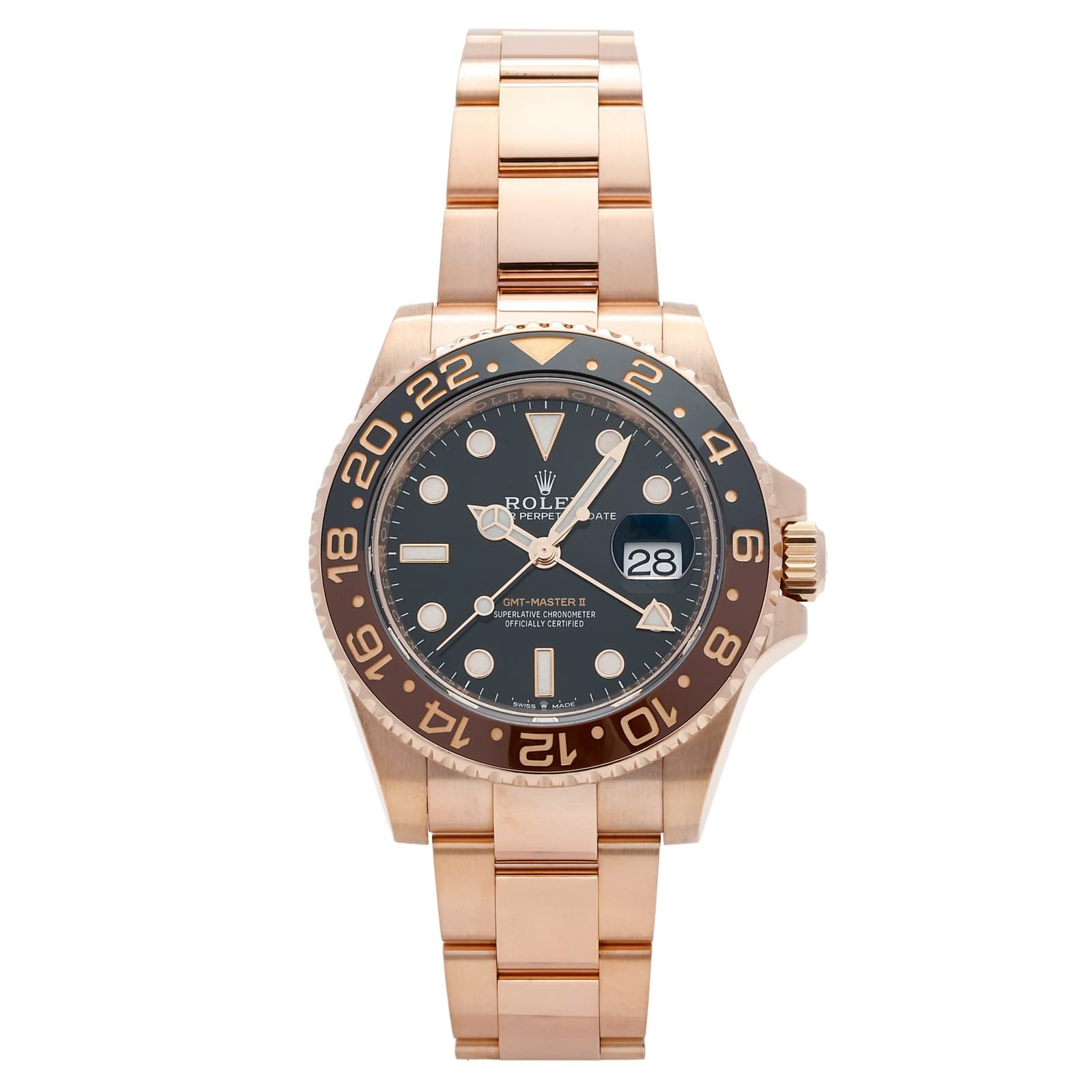 Rolex Gmt Master Ii 126715CHNR Automatic winding 40mm Black/dot